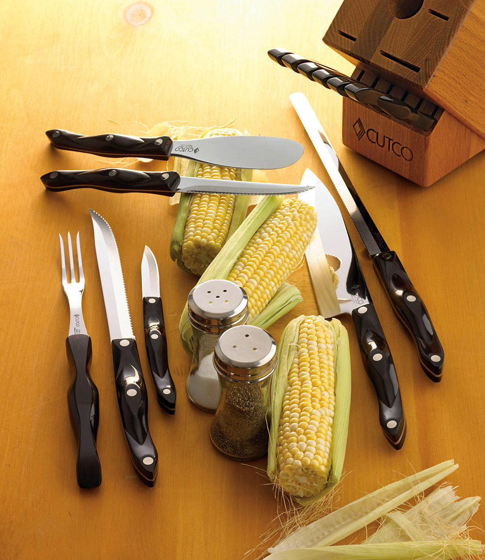 CUTCO Galley Set 6 in Eichenholzblock
